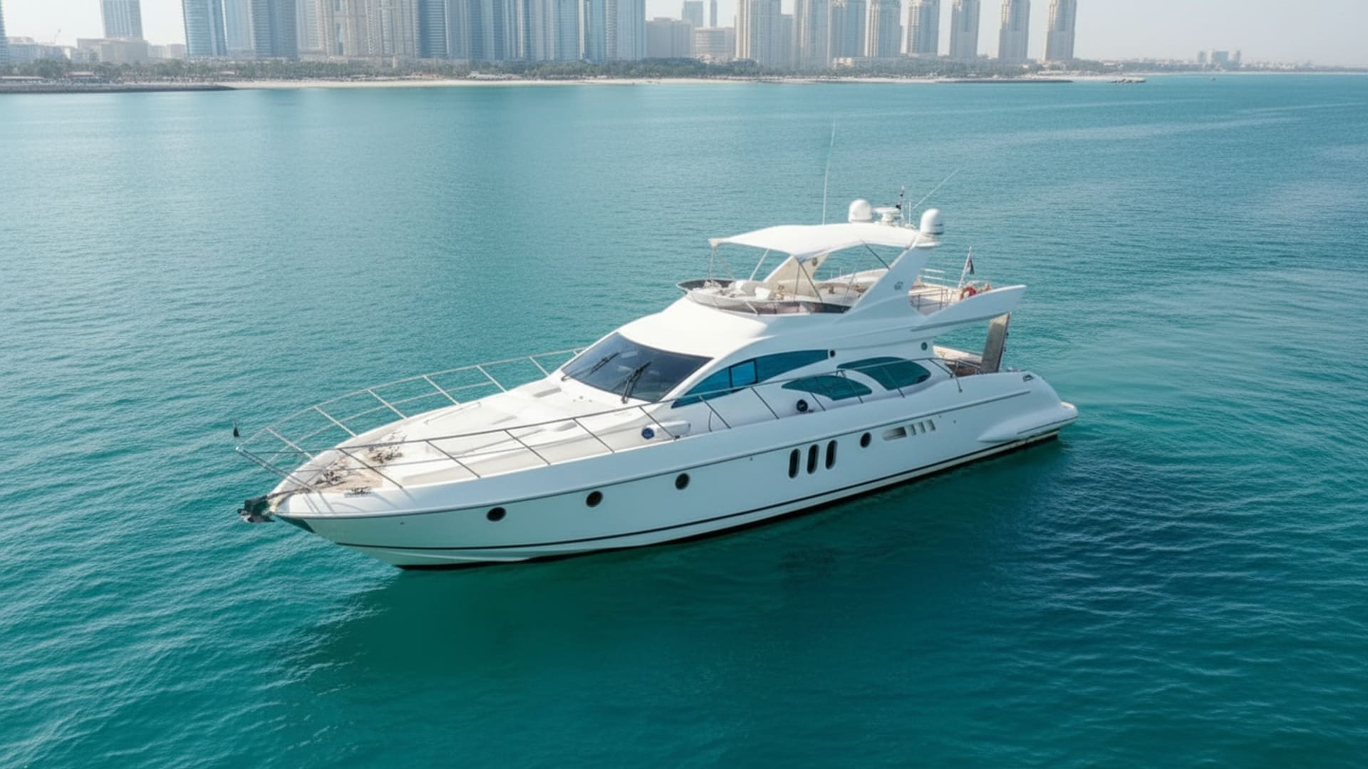 Azimut Freedom 62 ft vista aerea a Dubai Marina