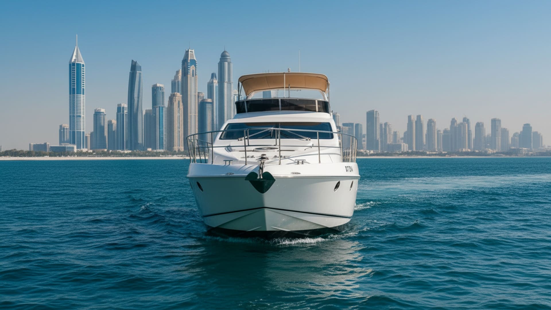 Pont et espace salon du yacht Azimut Candy 50 ft