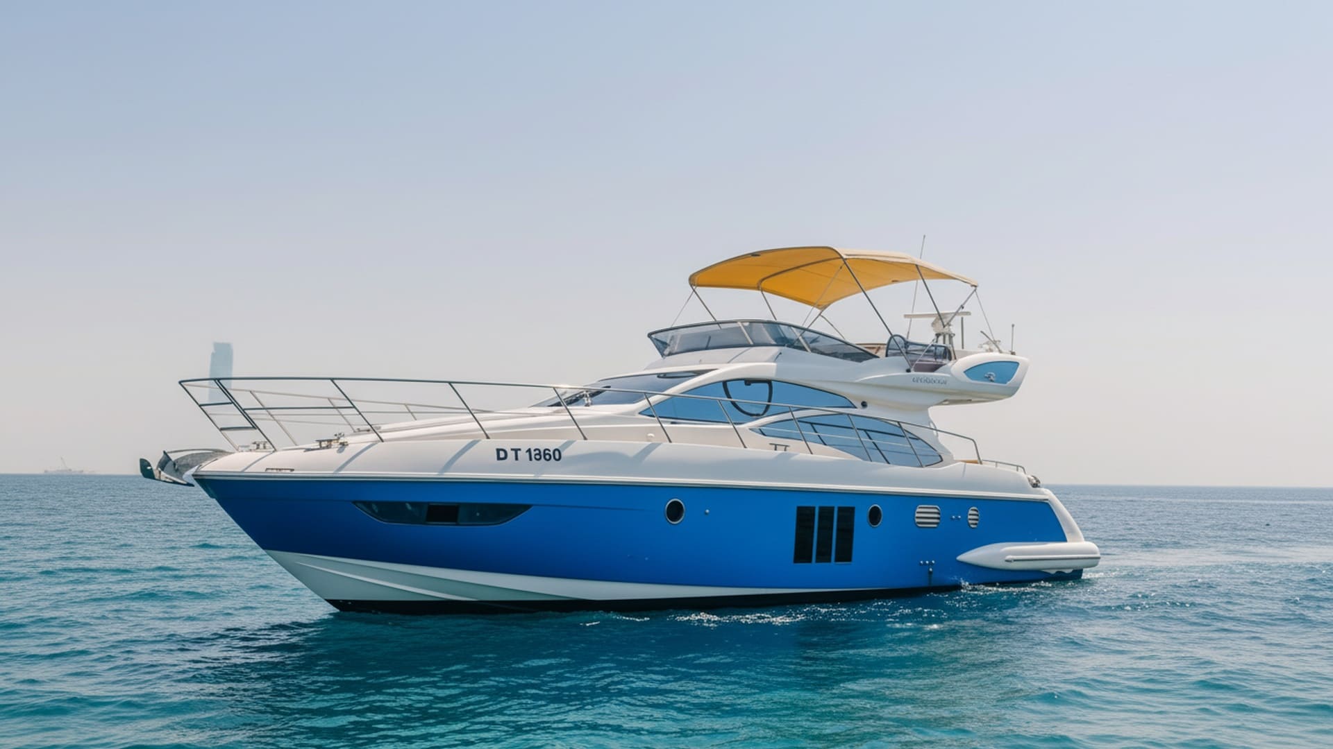 Azimut No Regrets 48 ft luxury yacht exterior view