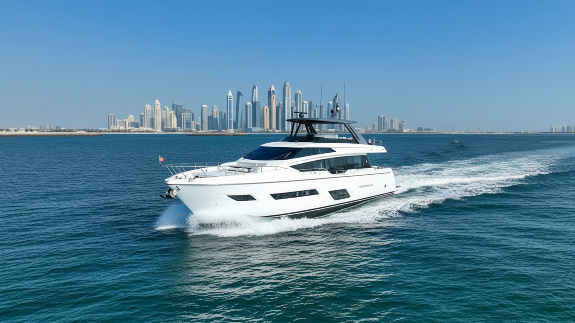 Палуба и зона отдыха яхты Ferretti 78 ft