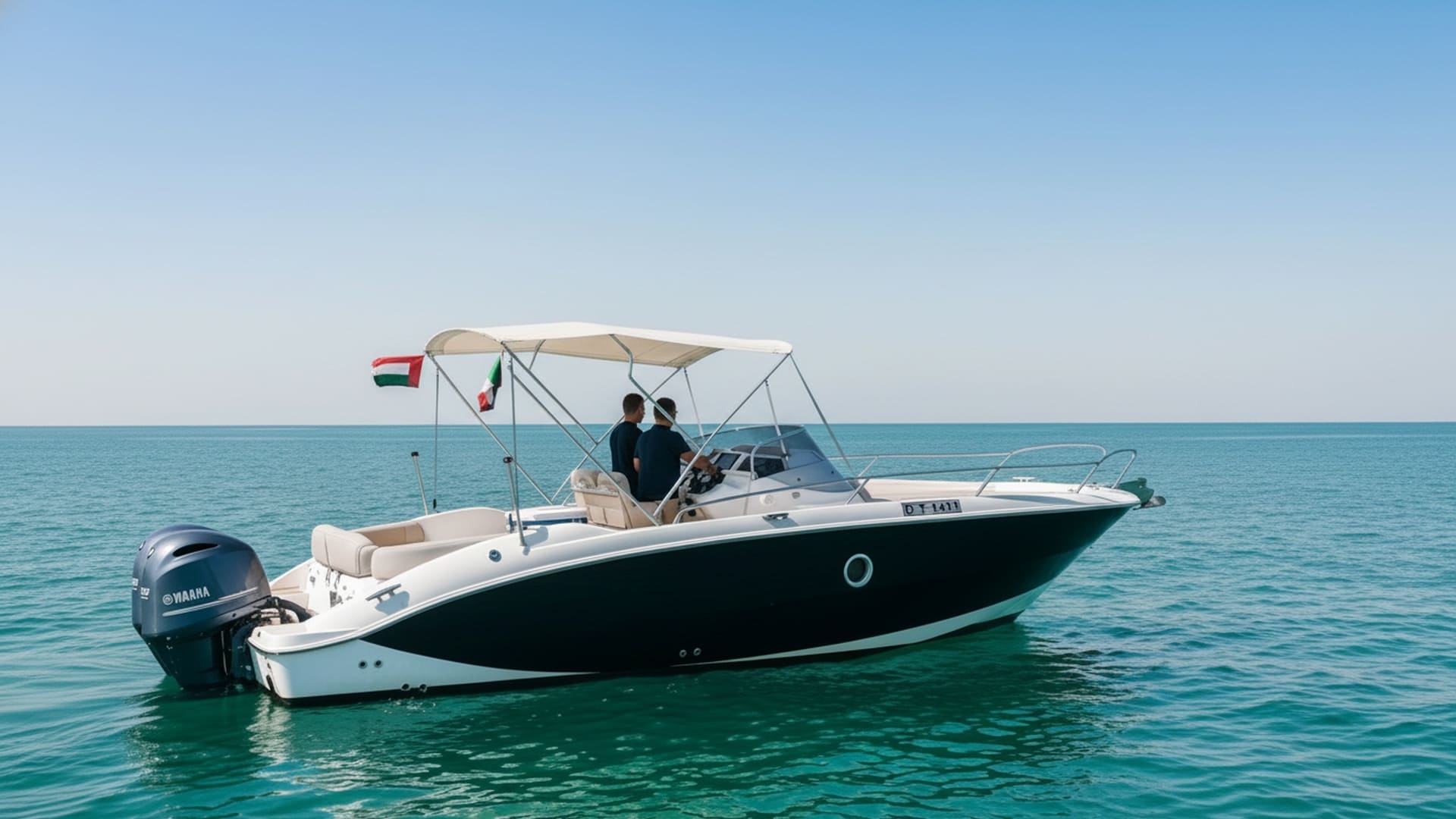 Vista exterior do iate de luxo Key Largo 27 ft